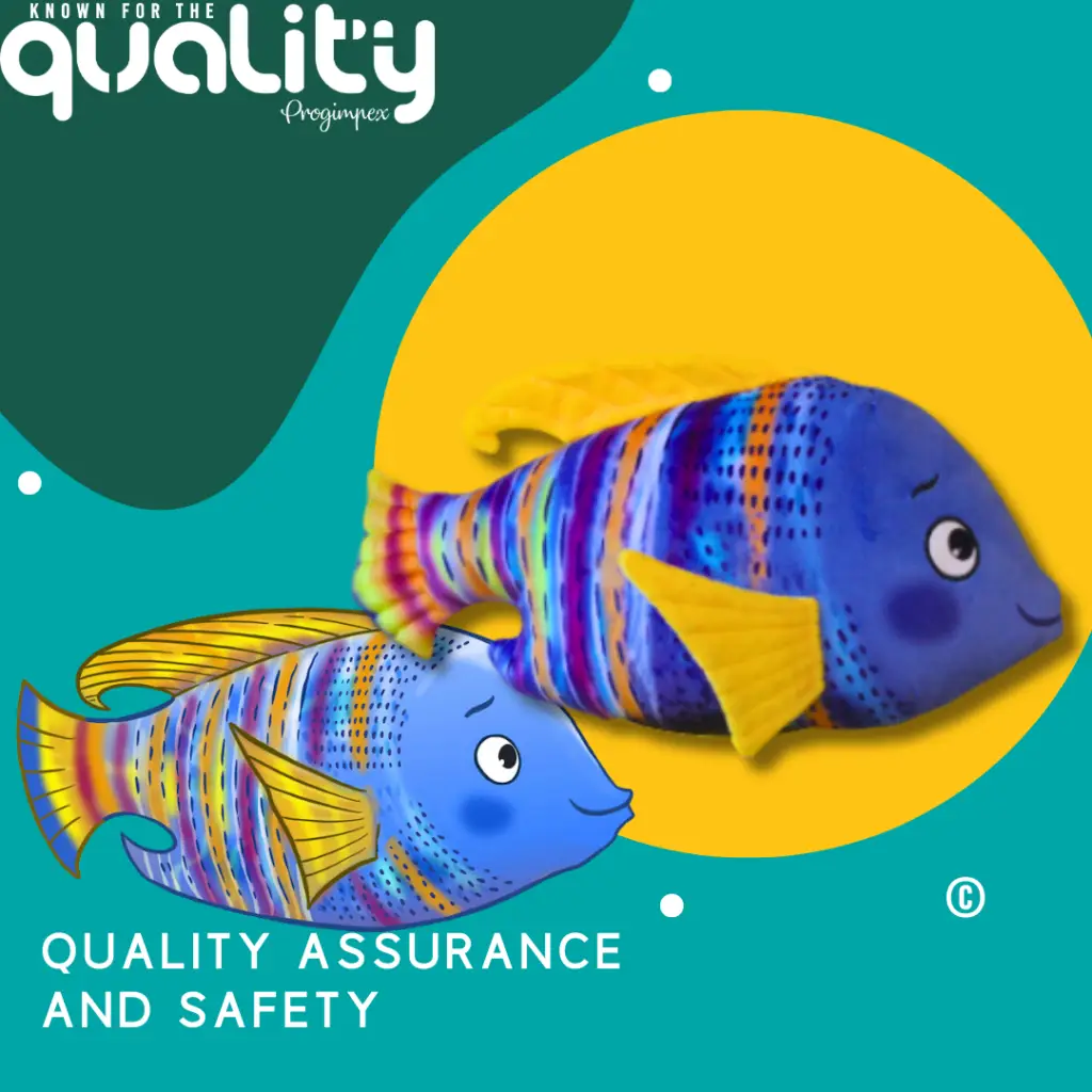 Custom Plush Toys. Progimpex, High Quality Plush Toys, The Perfect Fish Plush Pillow
