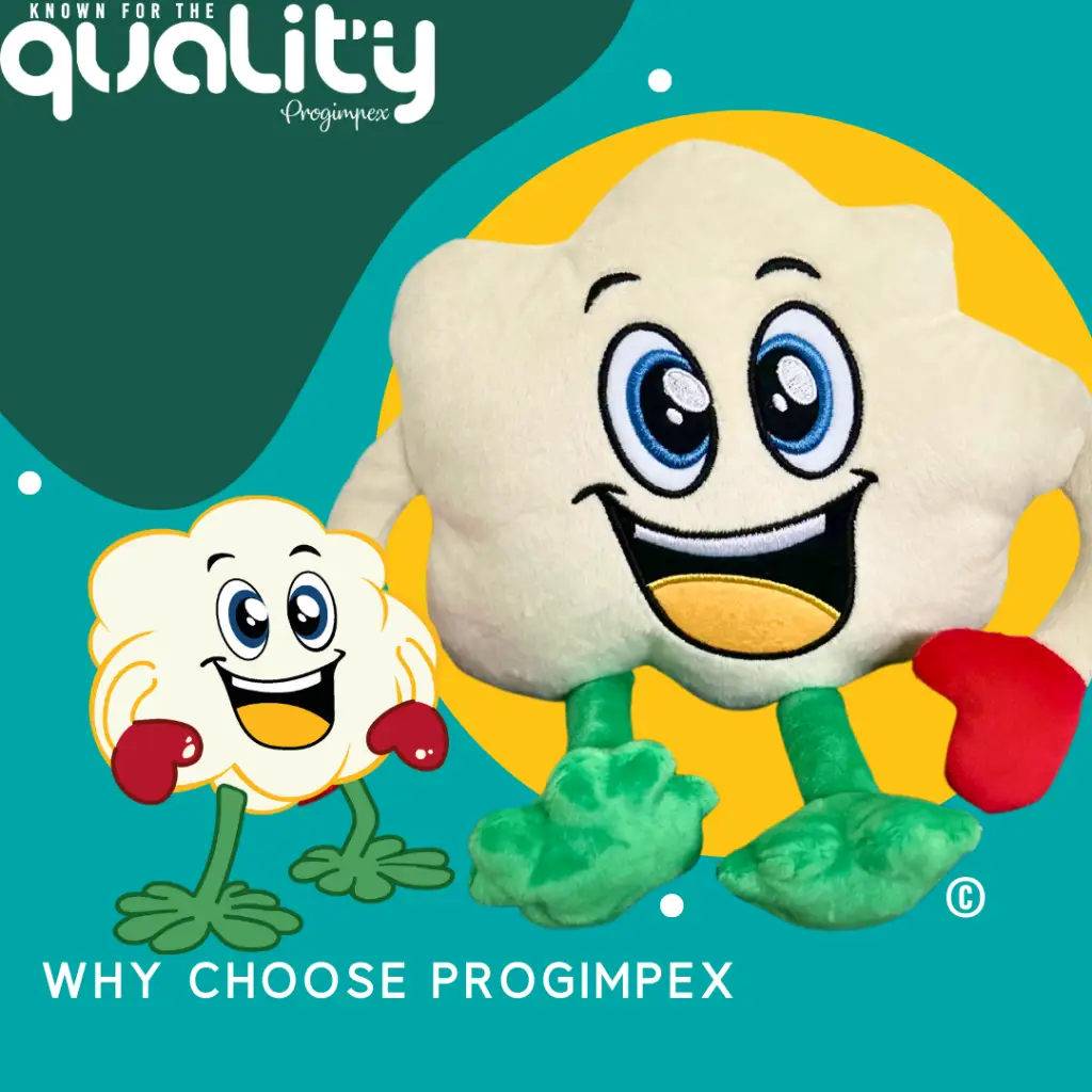 Custom Plush Toys. Progimpex, High Quality Plush Toys, Popcorn Plush Toy