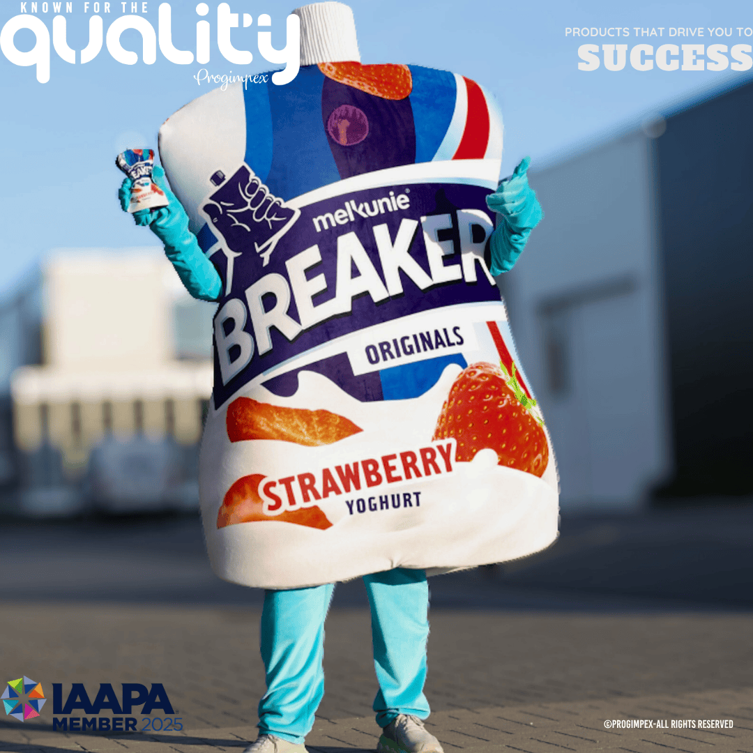 From idea to mascot in 25 days. Progimpex did it for Melkunie and Breaker