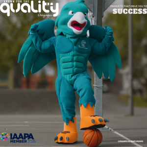 Progimpex created the character and the stunning mascot costume for Condorcet Sport